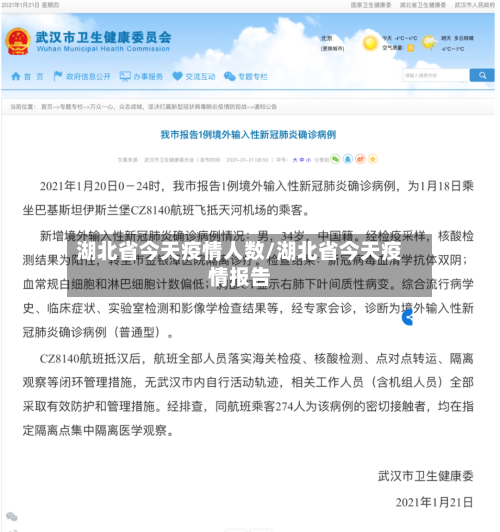 湖北省今天疫情人数/湖北省今天疫情报告-第3张图片