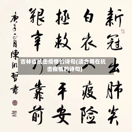 吉林省抗击疫情的诗句(适合用在抗击疫情的诗句)-第3张图片