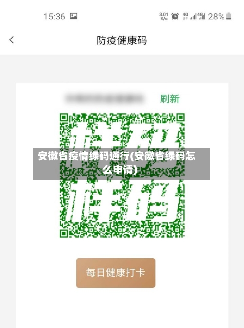 安徽省疫情绿码通行(安徽省绿码怎么申请)-第3张图片