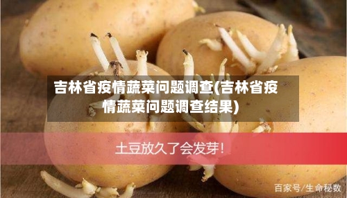 吉林省疫情蔬菜问题调查(吉林省疫情蔬菜问题调查结果)-第2张图片
