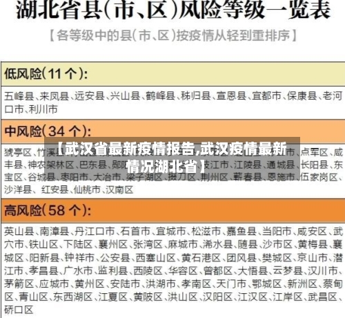 【武汉省最新疫情报告,武汉疫情最新情况湖北省】-第3张图片
