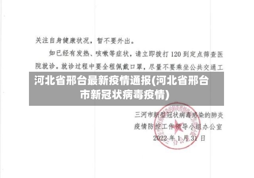 河北省邢台最新疫情通报(河北省邢台市新冠状病毒疫情)-第3张图片
