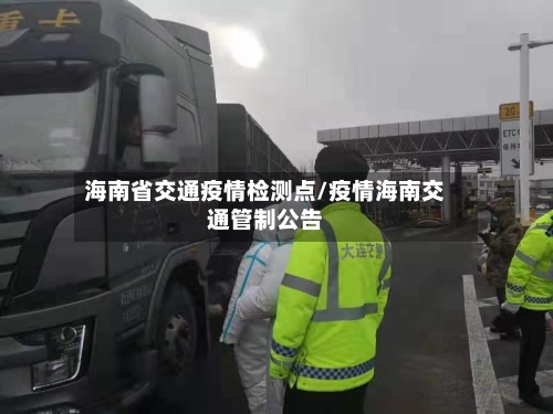 海南省交通疫情检测点/疫情海南交通管制公告-第2张图片