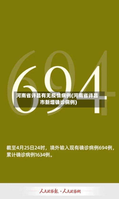 河南省许昌有无疫情病例(河南省许昌市新增确诊病例)-第1张图片