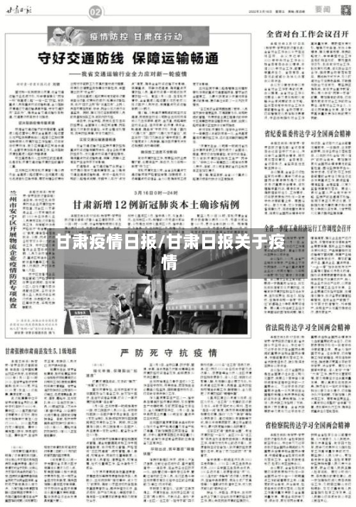 甘肃疫情日报/甘肃日报关于疫情-第3张图片