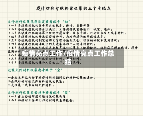 疫情亮点工作/疫情亮点工作总结-第3张图片