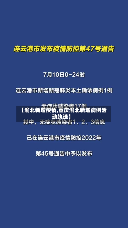 【渝北新增疫情,重庆渝北新增病例活动轨迹】-第3张图片