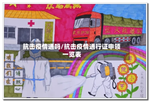 抗击疫情通吗/抗击疫情通行证申领一览表-第3张图片