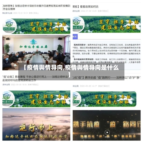 【疫情舆情导向,疫情舆情导向是什么】-第1张图片