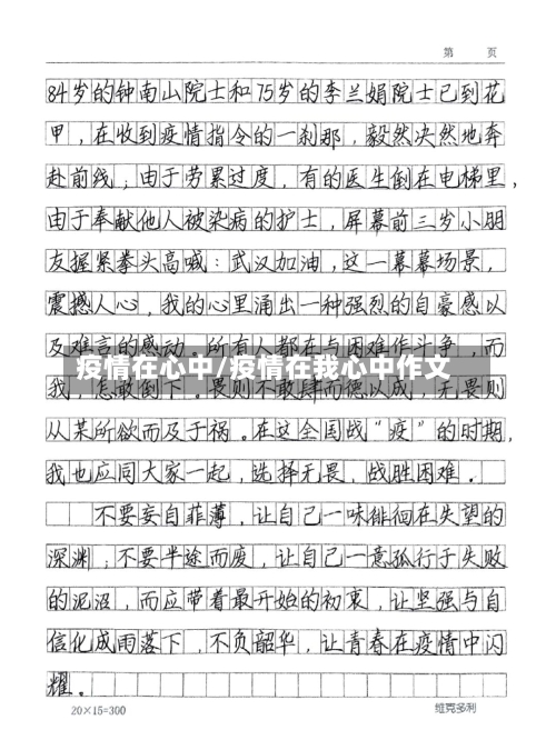 疫情在心中/疫情在我心中作文-第3张图片