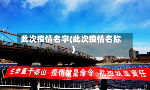 此次疫情名字(此次疫情名称)-第3张图片