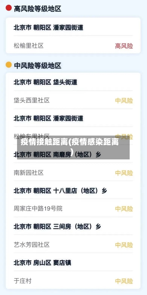 疫情接触距离(疫情感染距离)-第1张图片